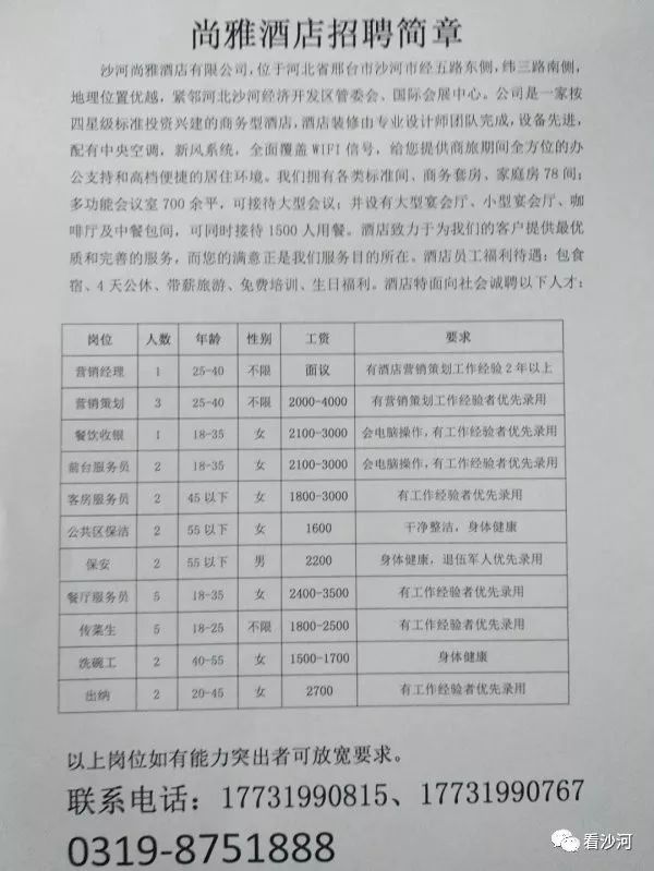 滑县新区最新招聘信息概览