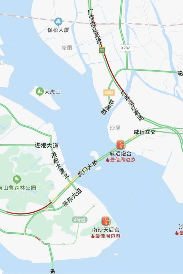 虎门大桥最新路况查询报告